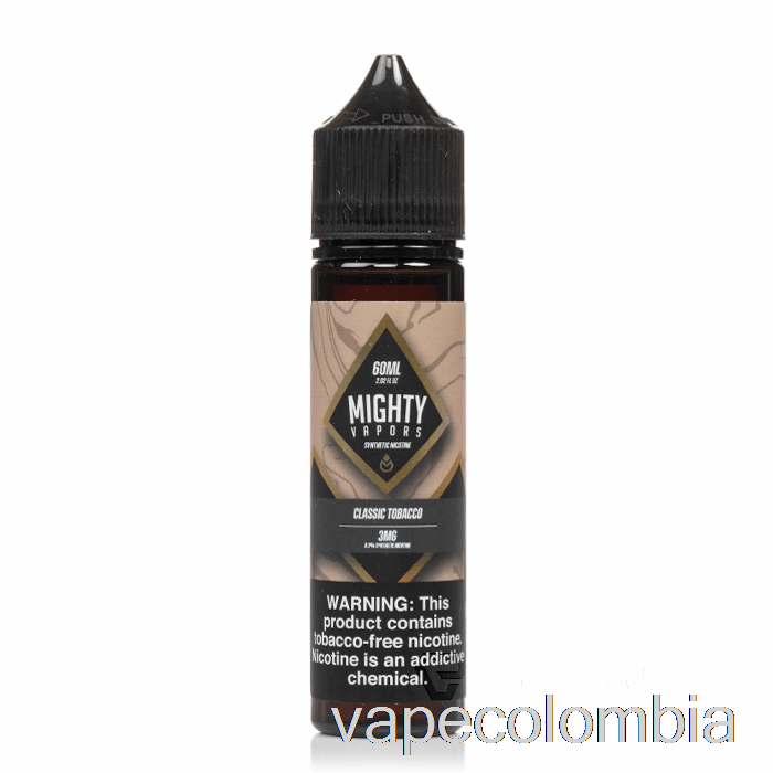 Vape Kit Completo Tabaco Clásico - Mighty Vapors - 60ml 0mg